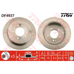 Kočioni disk TRW DF4937