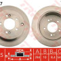 Kočioni disk TRW DF4937