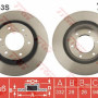 Kočioni disk TRW DF4943S