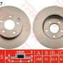 Kočioni disk TRW DF4947
