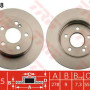 Kočioni disk TRW DF4948
