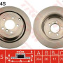 Kočioni disk TRW DF4954S
