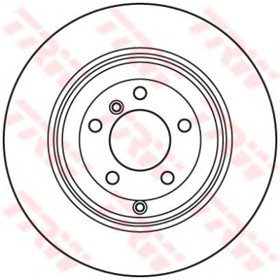 Kočioni disk TRW DF4955S