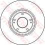 Kočioni disk TRW DF4957S