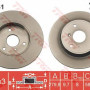 Kočioni disk TRW DF4961