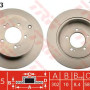 Kočioni disk TRW DF4963