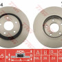 Kočioni disk TRW DF4964