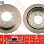 Kočioni disk TRW DF4965S