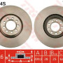 Kočioni disk TRW DF4984S