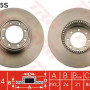 Kočioni disk TRW DF4985S