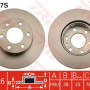 Kočioni disk TRW DF4987S
