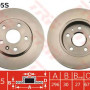 Kočioni disk TRW DF4995S
