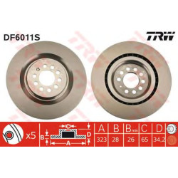 Kočioni disk TRW DF6011S