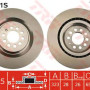 Kočioni disk TRW DF6011S