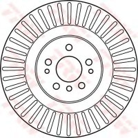 Kočioni disk TRW DF6013S