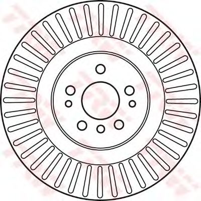 Kočioni disk TRW DF6013S
