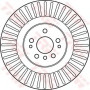 Kočioni disk TRW DF6013S