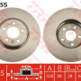 Kočioni disk TRW DF6015S