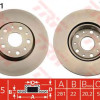 Kočioni disk TRW DF6021
