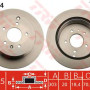 Kočioni disk TRW DF6024