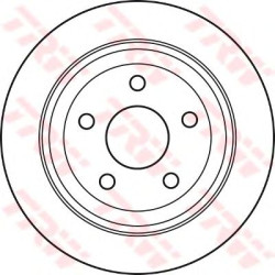 Kočioni disk TRW DF6027