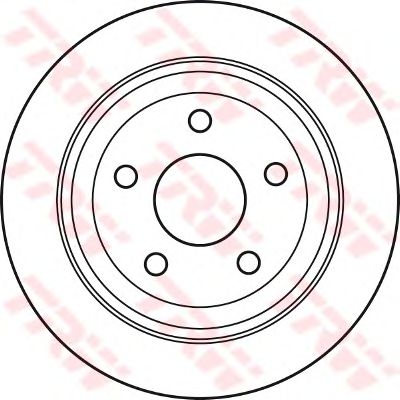 Kočioni disk TRW DF6027