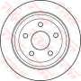 Kočioni disk TRW DF6027