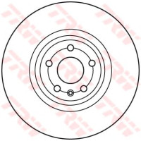 Kočioni disk TRW DF6041S