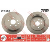 Kočioni disk TRW DF6052