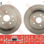 Kočioni disk TRW DF6052
