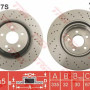 Kočioni disk TRW DF6077S