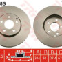 Kočioni disk TRW DF6078S