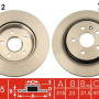 Kočioni disk TRW DF6112