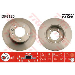 Kočioni disk TRW DF6120