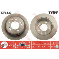Kočioni disk TRW DF6123