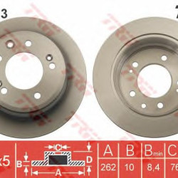 Kočioni disk TRW DF6123