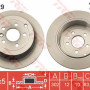 Kočioni disk TRW DF6129