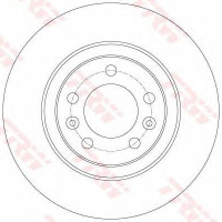 Kočioni disk TRW DF6134