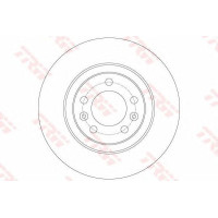 Kočioni disk TRW DF6134