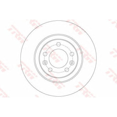 Kočioni disk TRW DF6134