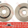 Kočioni disk TRW DF6135