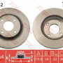 Kočioni disk TRW DF6142