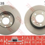 Kočioni disk TRW DF6143S