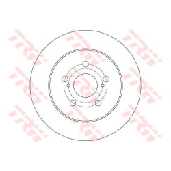 Kočioni disk TRW DF6145