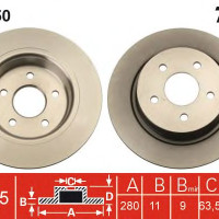 Kočioni disk TRW DF6150