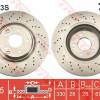 Kočioni disk TRW DF6153S