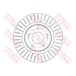 Kočioni disk TRW DF6174
