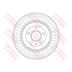 Kočioni disk TRW DF6175S