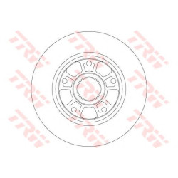 Kočioni disk TRW DF6182