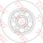 Kočioni disk TRW DF6182